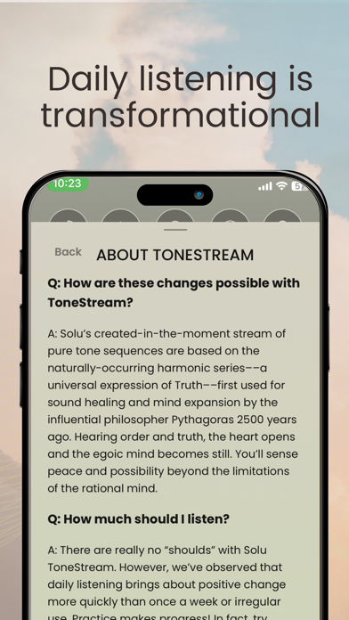 Solu ToneStream Screenshot