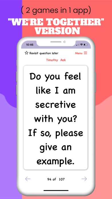 Same Page - Relationship Game Screenshot
