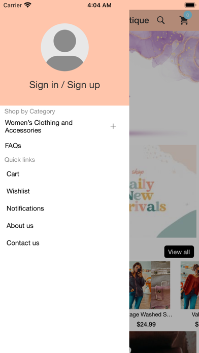 State of Cotton Boutique Screenshot