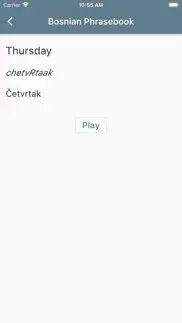 bosnian phrasebook iphone screenshot 3