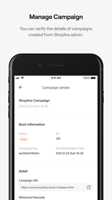 Shoplive Studio Screenshot