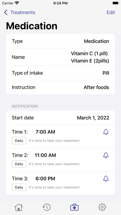 MedAss - Medical Reminders Screenshot