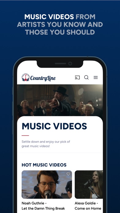 Country Line: music, videos Screenshot