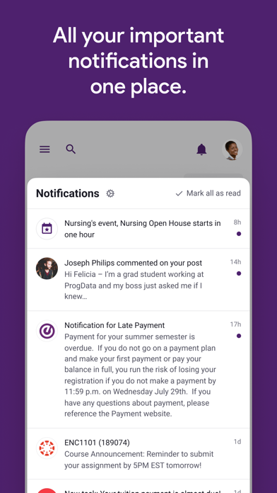 myACU Screenshot