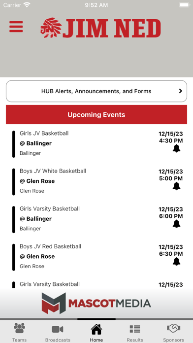 Jim Ned Athletics Screenshot