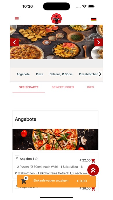 Pizzeria Cucci Screenshot