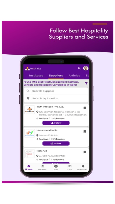 Hozpitality Jobs Courses News Screenshot