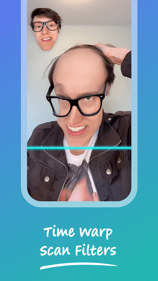 #2. Time Warp: Scan Filter & Emoji (iOS) Podle: Brain Storming Apps LLC