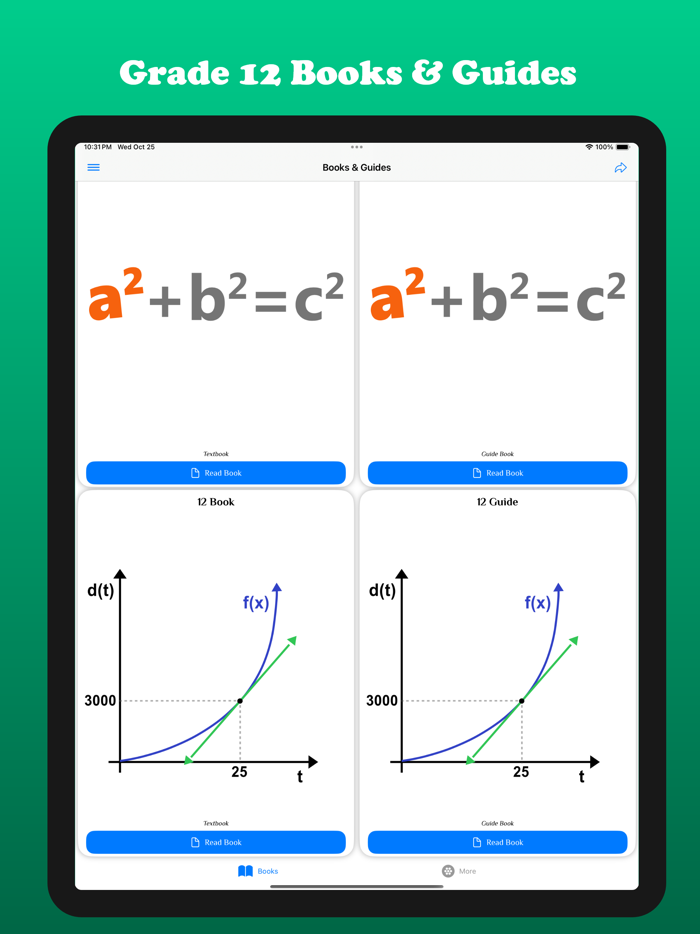 Mathematics Books Grade 9-12