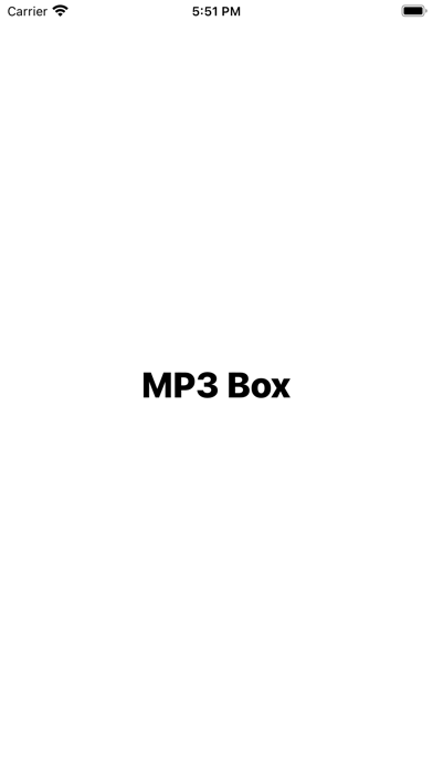 MP3 Box Screenshot