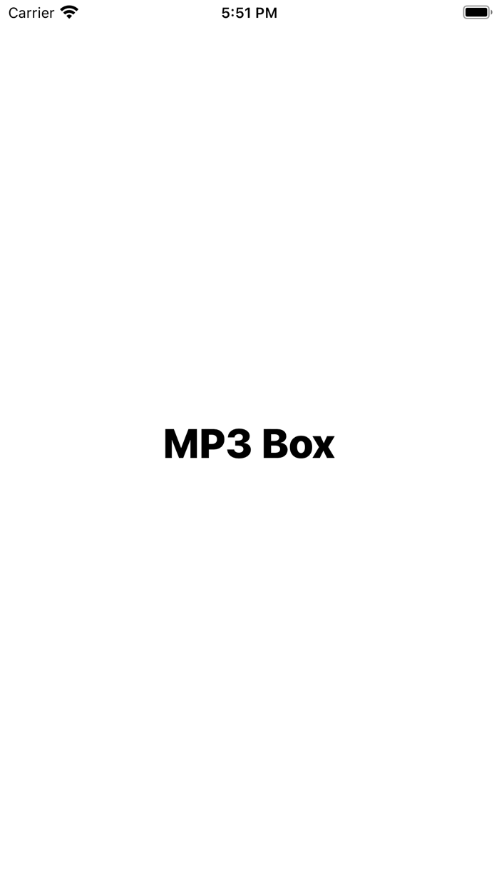 MP3 Box