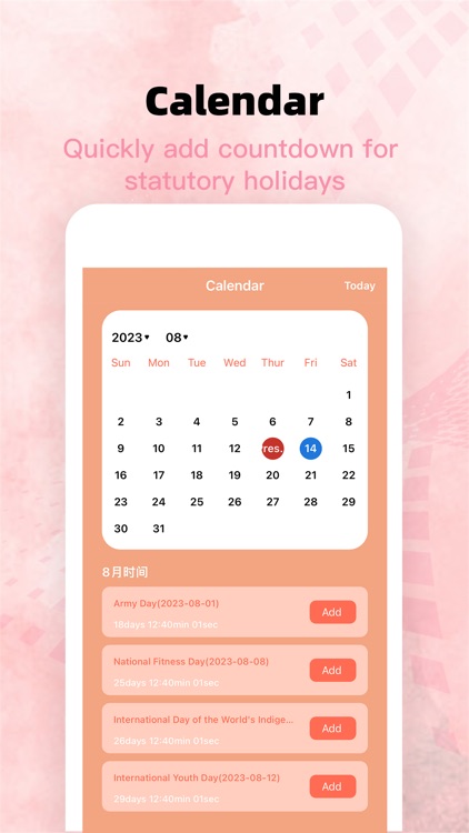 倒计时器--动态纪念日倒数与事项提醒神器 screenshot-3