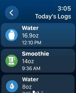 Water Tracker WaterMinder Screenshot