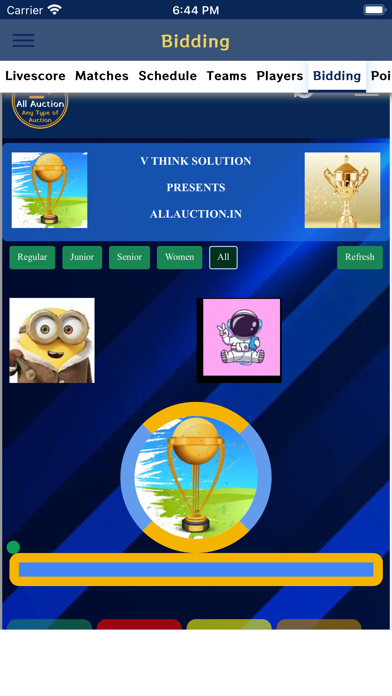 All Auction Screenshot
