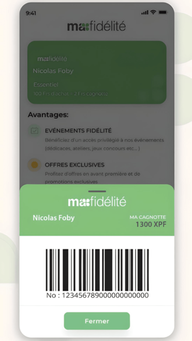 Mafidélité Screenshot