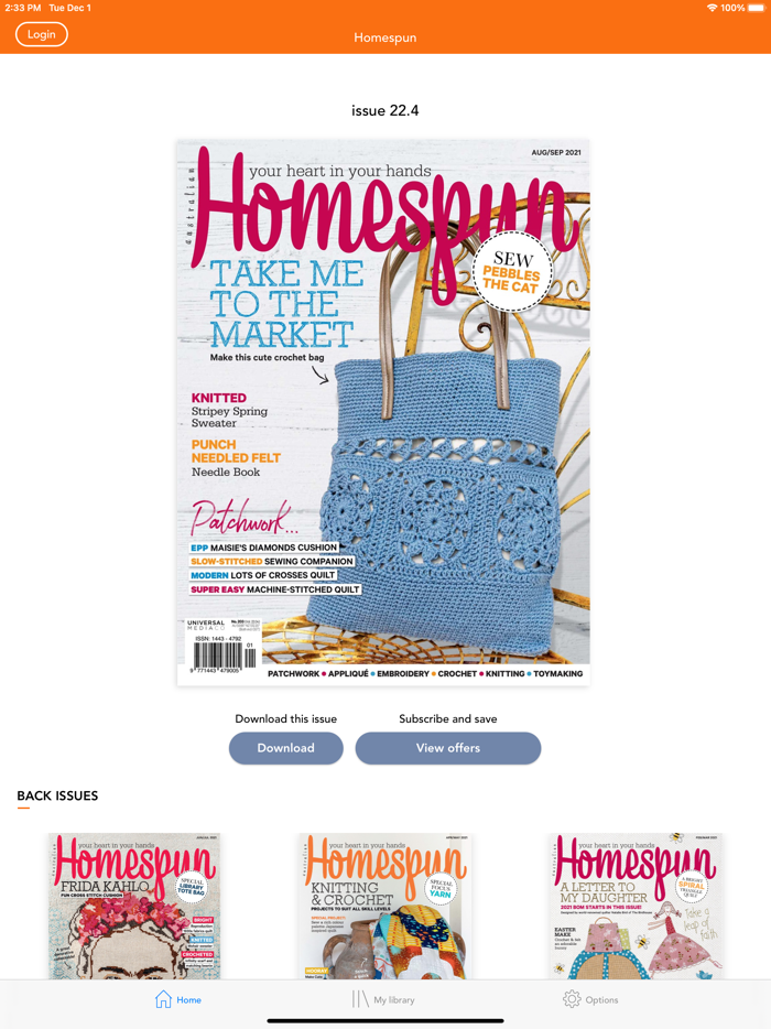 Australian Homespun Magazine