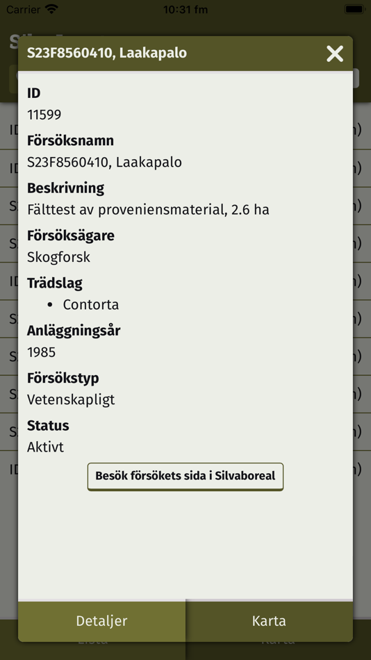 #3. SilvaLocator (iOS) By: Kim Lindgren