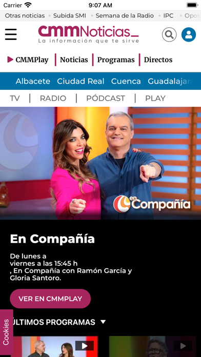 CMM: Castilla-La Mancha Media Screenshot