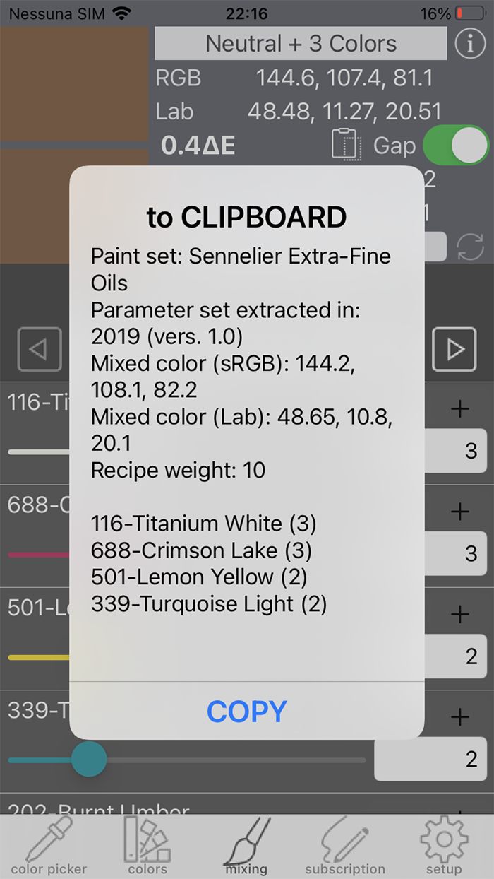 Real Paint mixing tools PRO