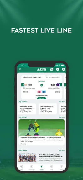Game screenshot King - Cricket LiveLine apk