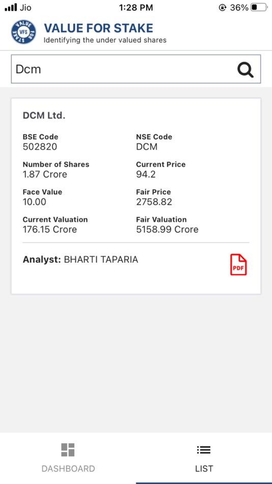 #3. Value For Stake (iOS) 由: Bharti Taparia