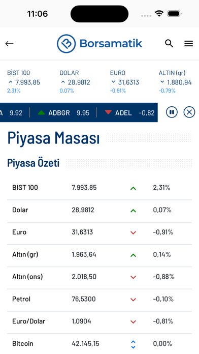 Borsamatik.com: Borsa & Finans Screenshot