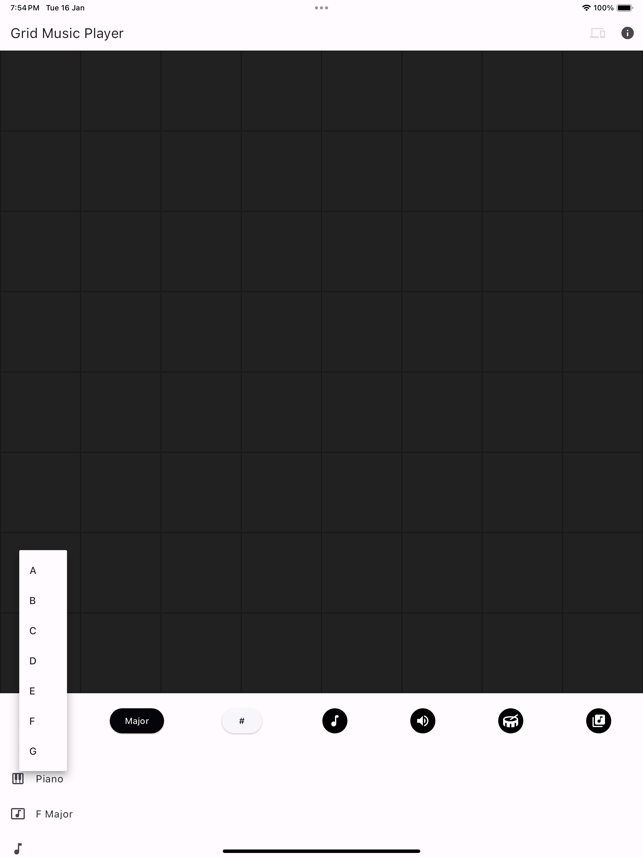‎Grid Music Player Screenshot