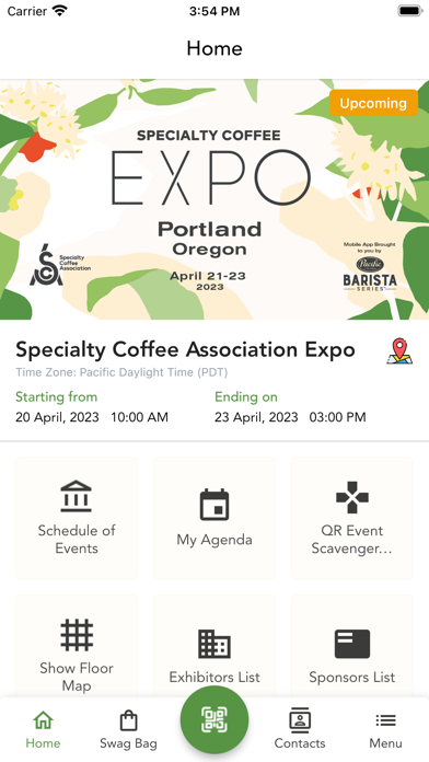 Specialty Coffee Expo 2023 Screenshot