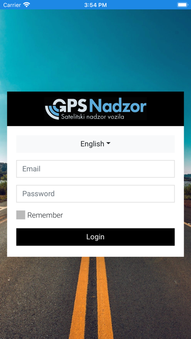 GPS Nadzor Mobile Screenshot