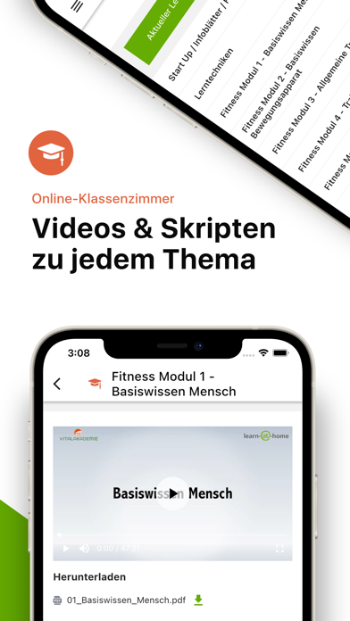 Vitalakademie Learn@Home Screenshot