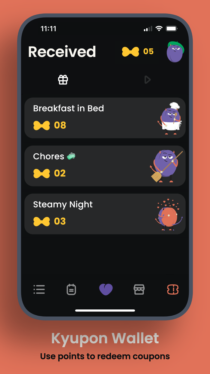 Kyupid Spoil your Partner