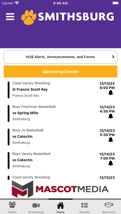 Smithsburg Leopard Athletics Screenshot