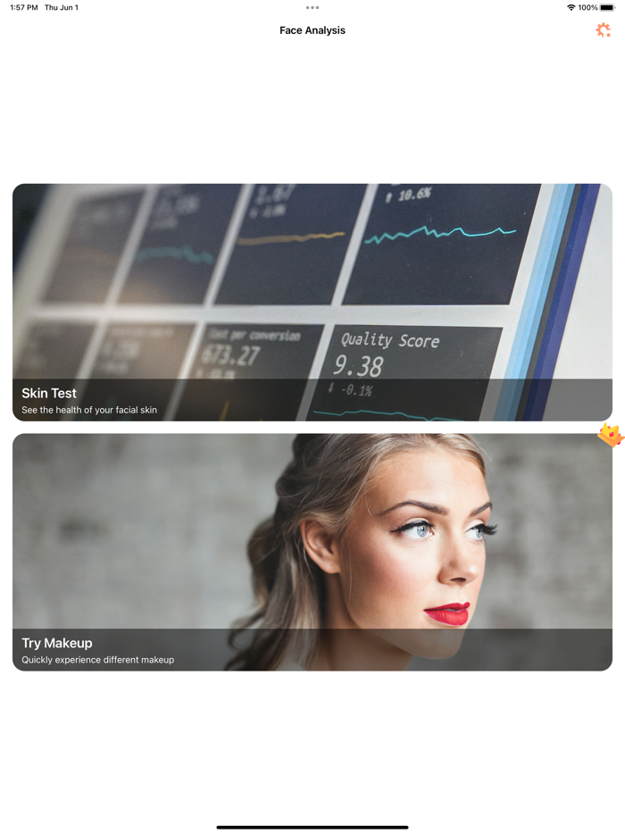 Face Analysis - AI Try Makeup