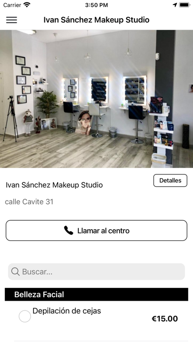 Iván Sánchez Makeup Studio Screenshot