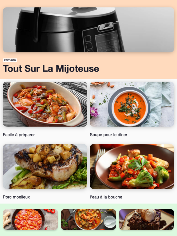 Screenshot #4 pour Mijoteuse Recette App