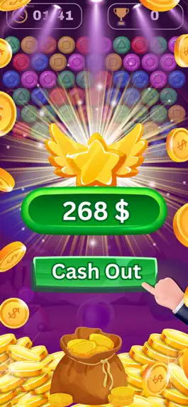 Game screenshot Win Real Cash Bubble Shooter apk