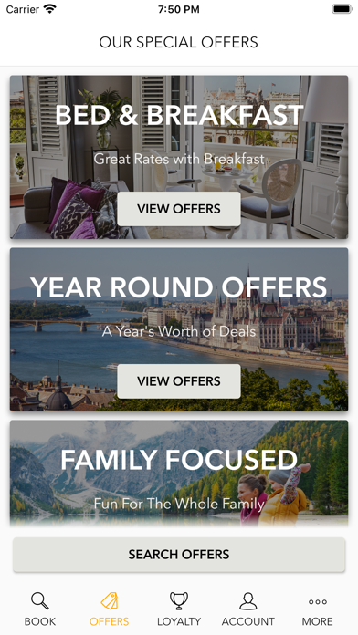 Corinthia Hotels Screenshot