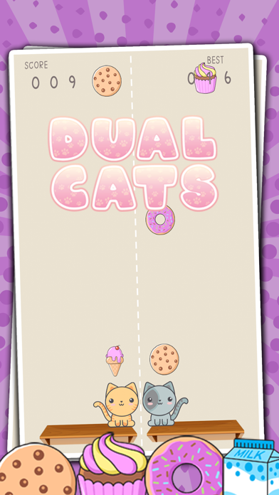 Dual Cats: Kawaii Cat Game Screenshot