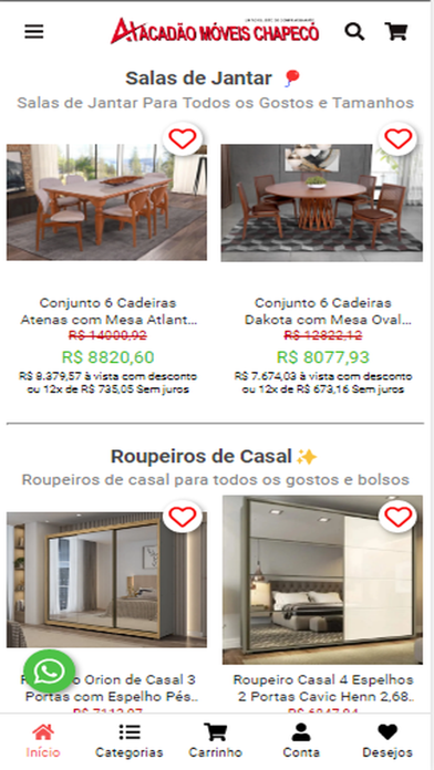 Atacadão Móveis Chapecó Screenshot