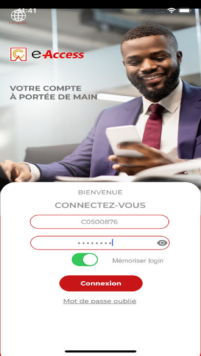 e-Access Screenshot