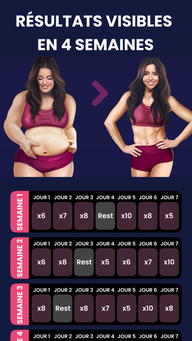 Screenshot #2 pour Fitness Femme à la Maison| Fit