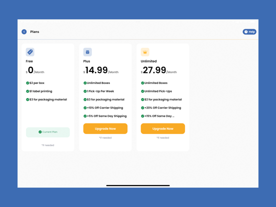 BoxHero - Returns & Shipping iPad screenshot 4 - Productivity app