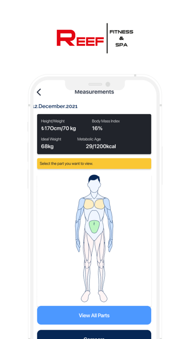 Reef Fitness Screenshot