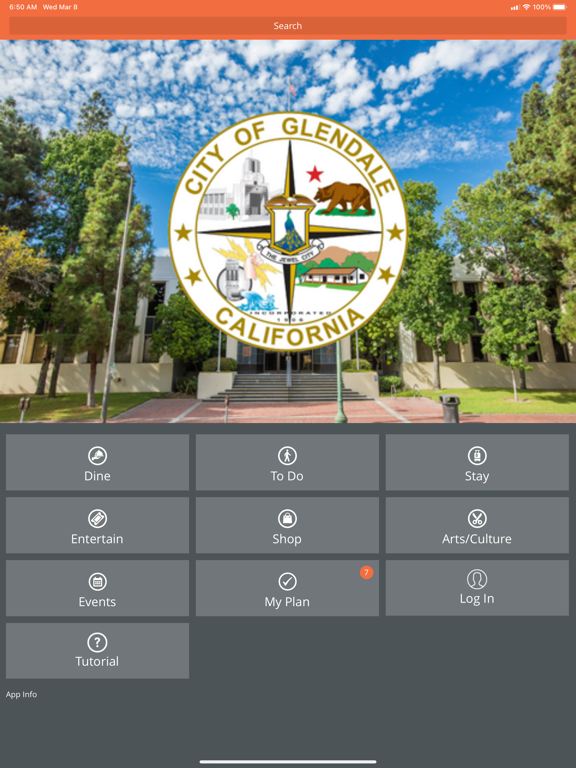 Visit Glendale CA iPad screenshot 1 - Travel app