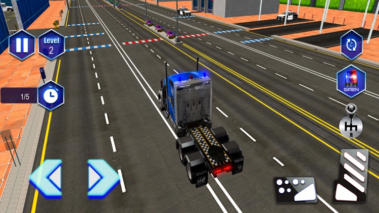 US Police Truck Simulator Game screenshot-3