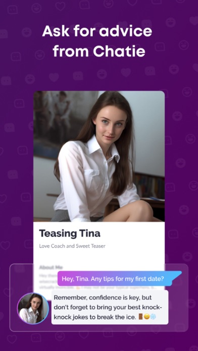 Chatie: AI Friend, Fun & Coach Screenshot