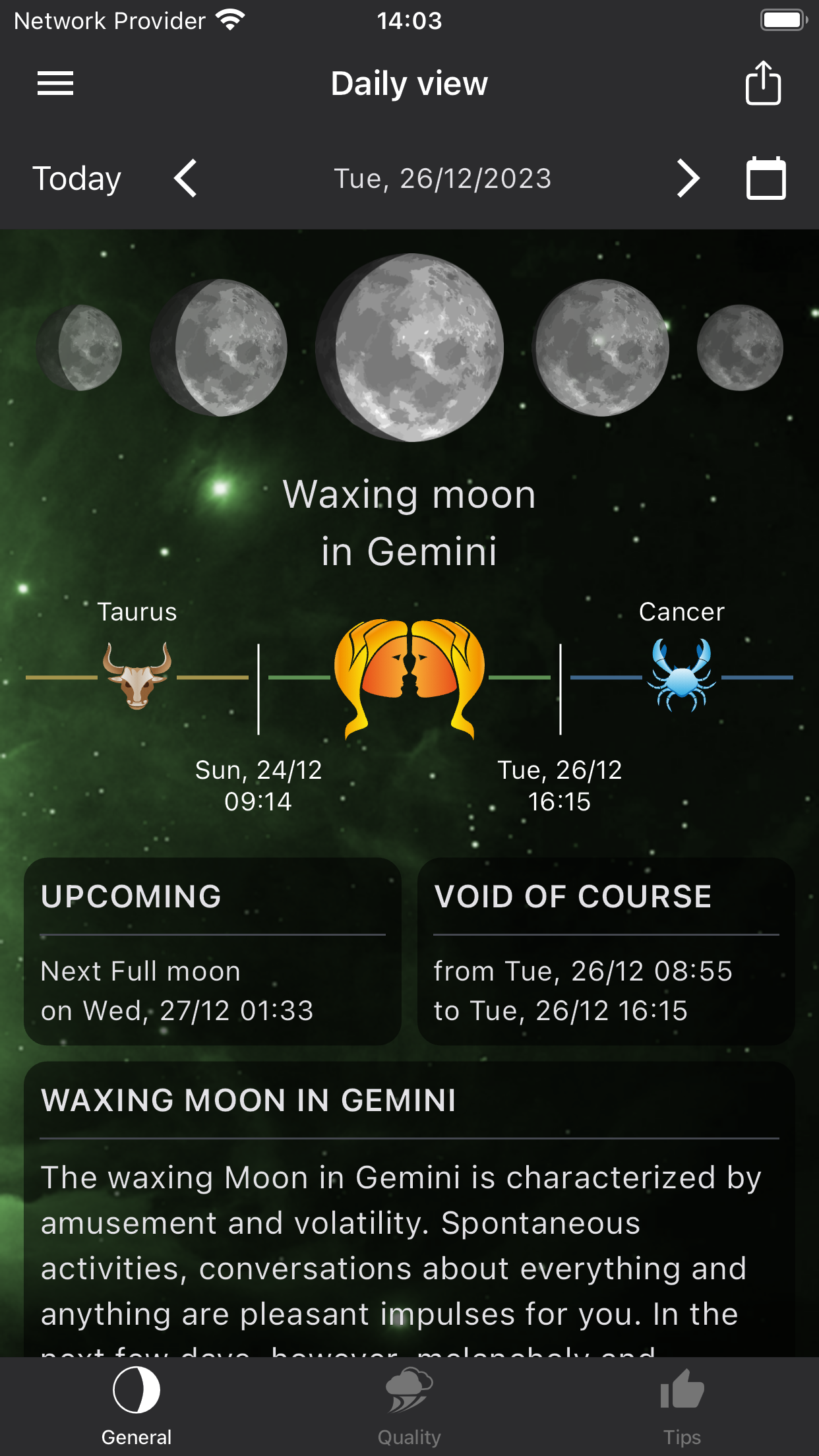 MoonWorx Lunar Calendar