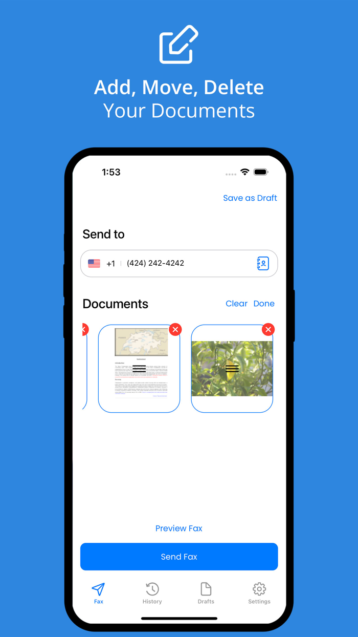 Safe Fax - Scan and Fax Fast
