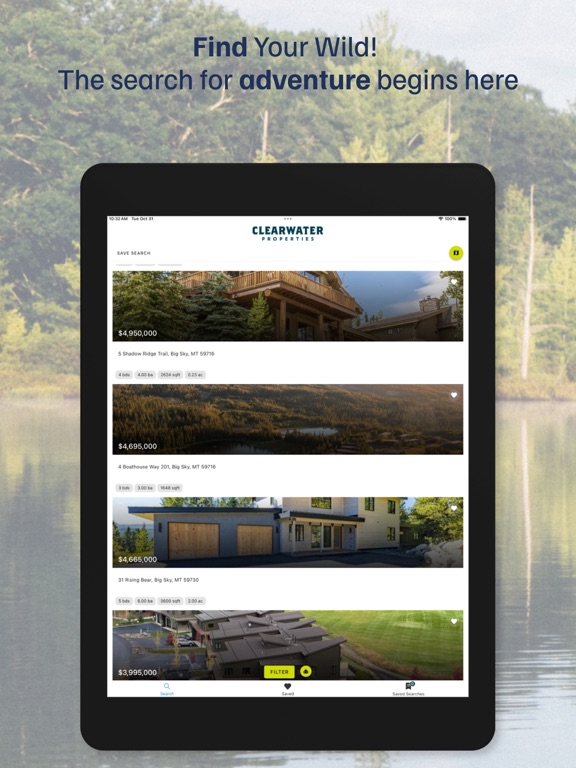 Clearwater Properties iPad screenshot 1 - Lifestyle app