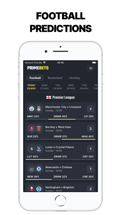 PrimeBets - Predictions & Tipsのおすすめ画像1